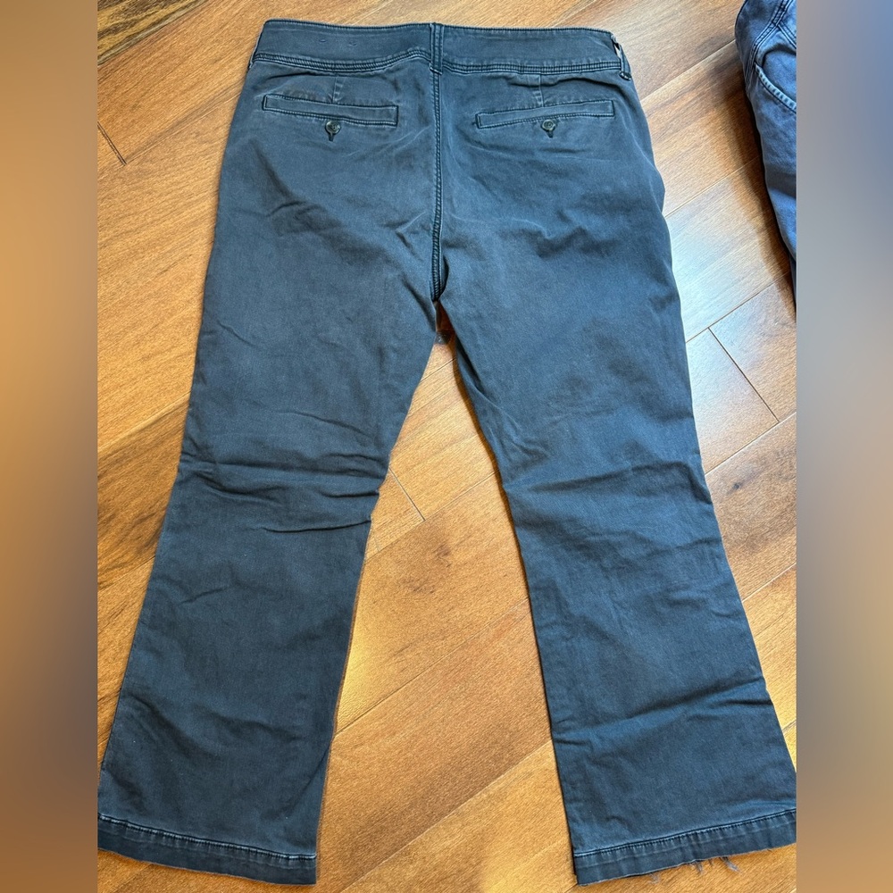 AE Black & Blue Stretch Pants - Picture 11 of 13